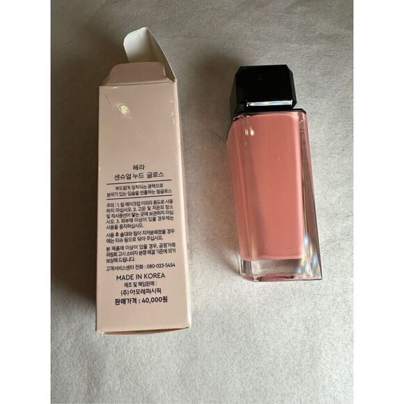 HERA Sensual Nude Gloss Jennie Picked Korean Makeup Lipstick for Smooth & volupt - Picture 3 of 4